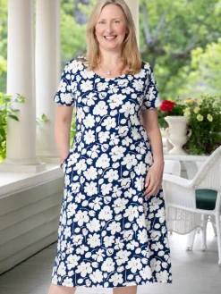 Carefree Soft Knit A-Line Dress