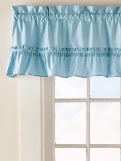 Carolyn's Colorful Rod Pocket Ruffled Valance