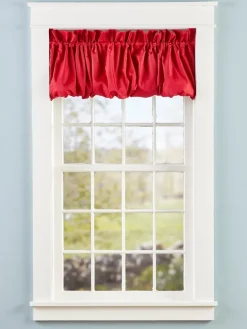 Carolyn's Colorful Rod Pocket Balloon Valance