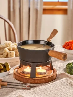 Cast-Iron Fondue Set