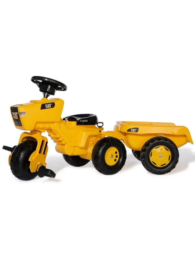 CAT Tractor with Trailer for Kids