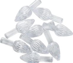 Ceramic Christmas Tree Clear Replacement Bulbs, 1 Package