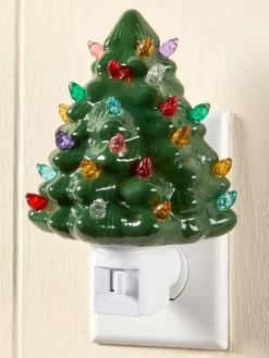 Ceramic Christmas Tree Night-Light