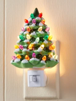 Ceramic Christmas Tree Night-Light