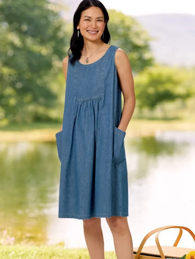 Chambray Cotton Sundress