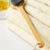 Charcoal Bath and Shower Body Brush With Bamboo Handle