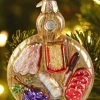 Charcuterie Board Blown-Glass Christmas Ornament