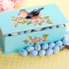 Charming Robin Tin With Dark Chocolate Caramel Robin's Eggs