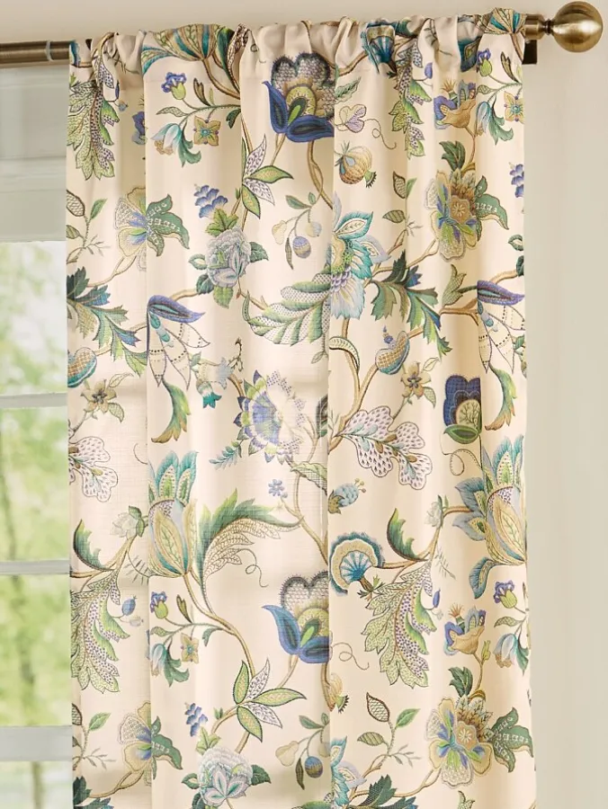 Chateau de Fleur Rod Pocket Curtains