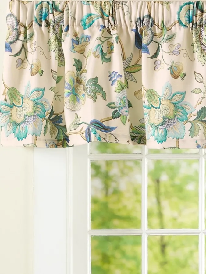 Chateau de Fleur Rod Pocket Tailored Valance