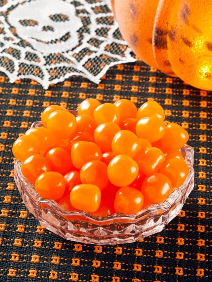 Chewy Orange Sour Balls, 1 Pound Bag