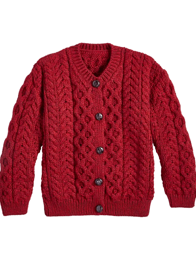 Children's Supersoft Irish Wool Cardigan