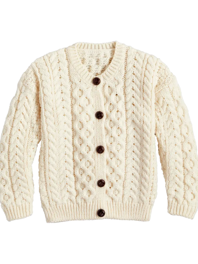 Children's Supersoft Irish Wool Cardigan