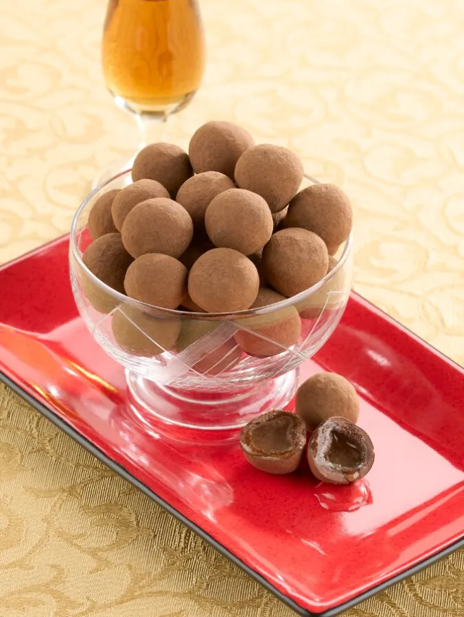 Chocolate Cordials With Amaretto Liqueur, 12 Ounce Bag