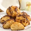 Chocolate Drizzle Coconut Macaroons, 2 Bags
