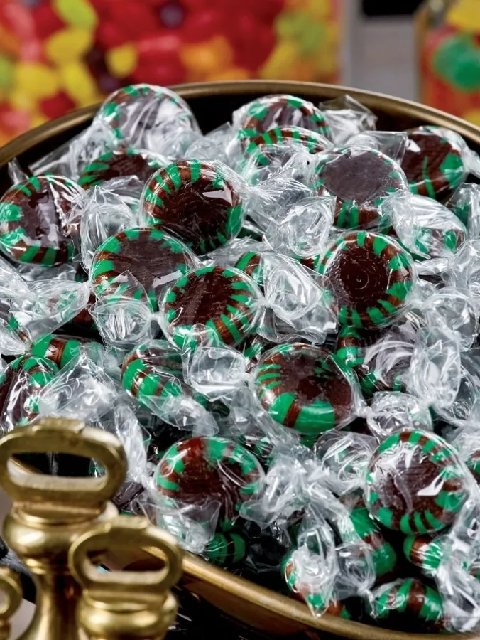 Chocolate Mint Starlight Hard Candy, 1.5 Pound Bag