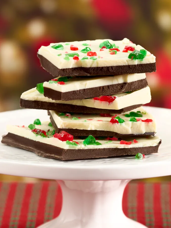 Christmas Dark Chocolate Peppermint Bark