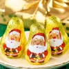 Christmas Foiled Chocolate Santas With Hazelnut Cream, 15 Chocolates