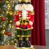 Christmas Lighted 12 Inch Ceramic Nutcracker