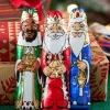 Christmas Milk Chocolate Foiled Three Wise Men, Set of 9