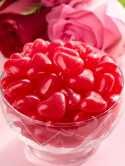 Cinnamon Spice Gourmet Jelly Bean Hearts, 12 Ounce Bag