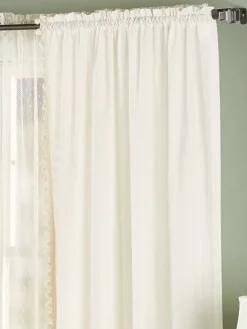 Classic Ball Fringe Rod Pocket Curtains by Country Curtains®