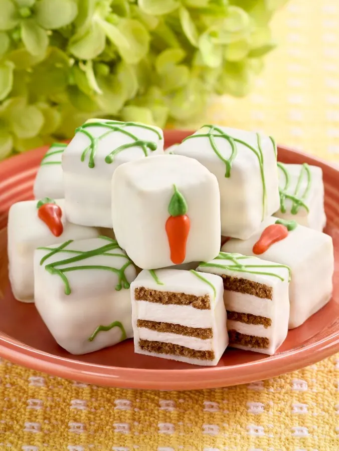 Classic Carrot Cake Petit Fours