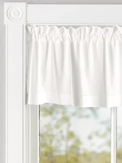 Classic Hemstitch Rod Pocket Insert Valance by Country Curtains®