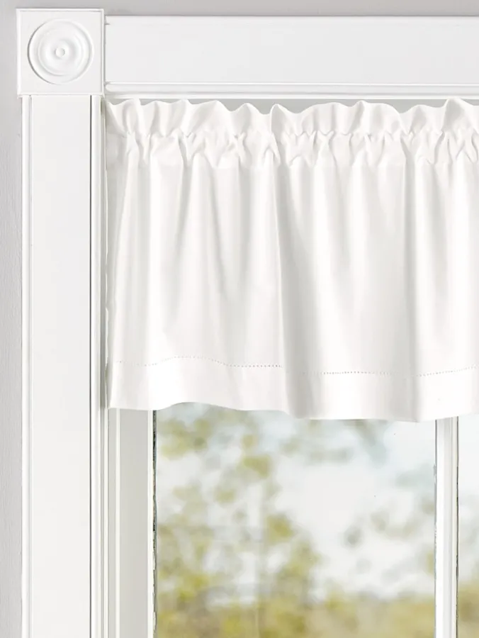 Classic Hemstitch Rod Pocket Insert Valance by Country Curtains®