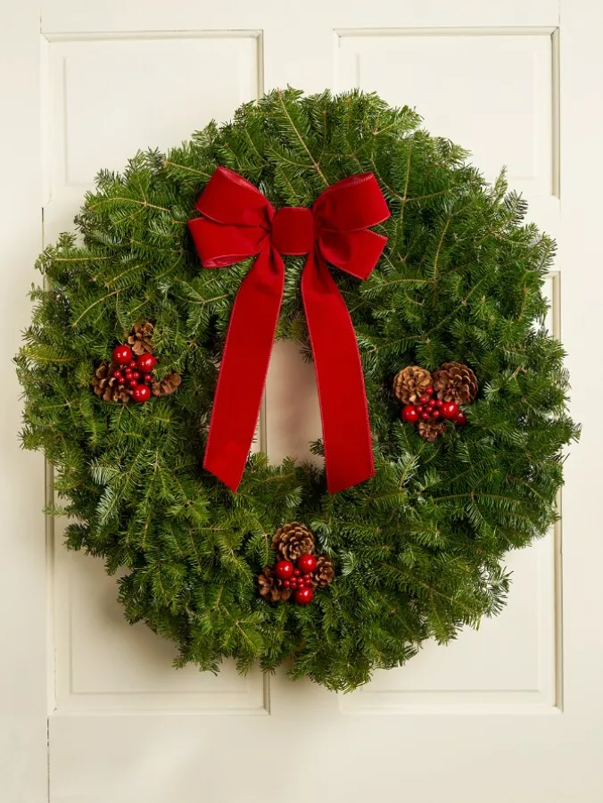 Classic 30 Inch Fresh Balsam Christmas Wreath