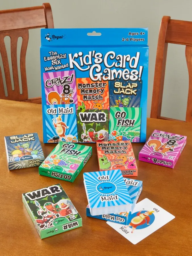 Classic Kid's Card Game, Set of 6