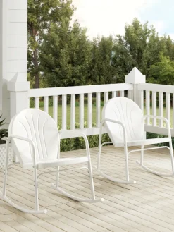Classic Outdoor Rocking Chair Set, 2 Chairs