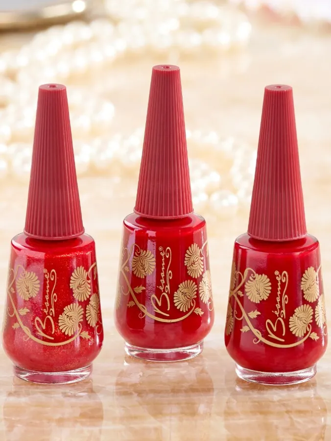 Classic Red Nail Polish, In 3 Shades