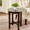 Classic Round Solid Wood End Table