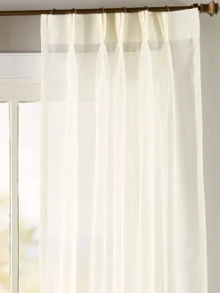 Classic Sheers 48 Inch Pinch Pleat Curtains by Country Curtains®
