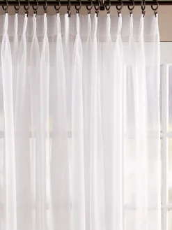 Classic Sheers 96 Inch Pinch Pleat Patio Panel by Country Curtains®