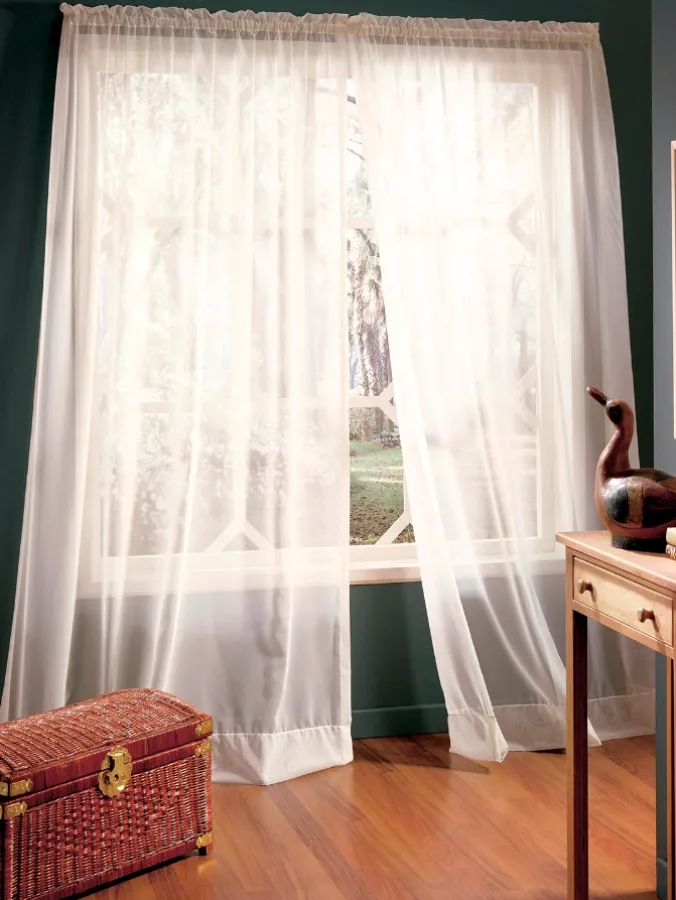 Classic Sheers 104 Inch Rod Pocket Panel by Country Curtains®