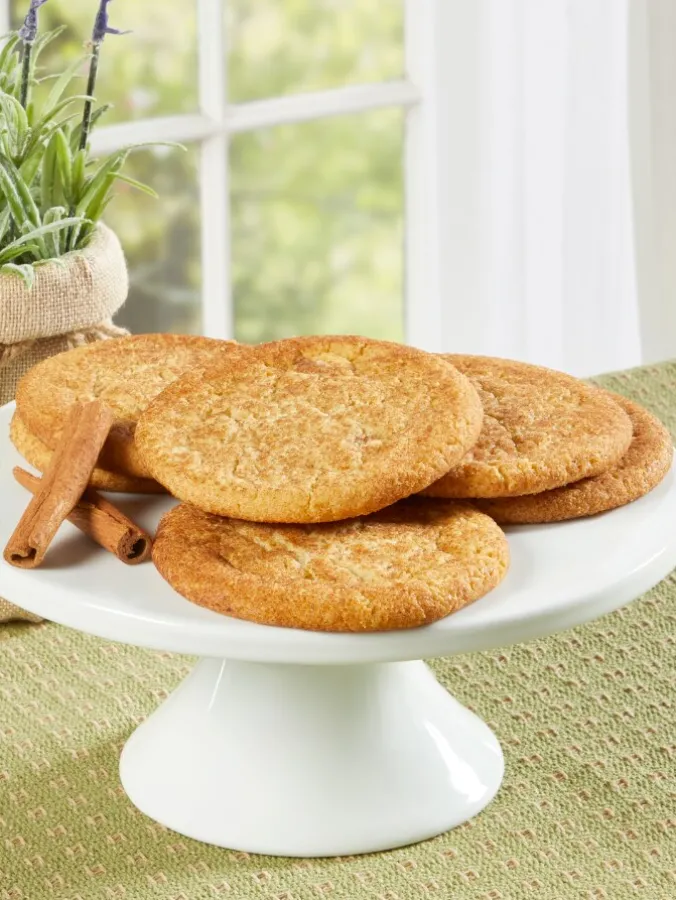 Classic Snickerdoodle Cookies by Mildred's Baked Goods, One Dozen