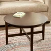 Classic Solid Wood Round Coffee Table