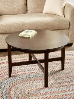 Classic Solid Wood Round Coffee Table