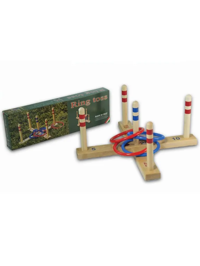 Classic Wooden Ring Toss Game
