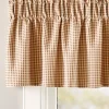 Colebrook Check Lined Rod Pocket Tailored Valance by Country Curtains®