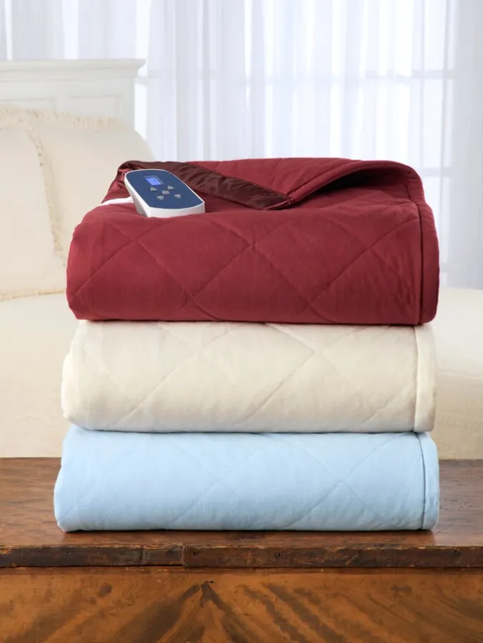 Comfort Plush Microfiber Heated Blanket
