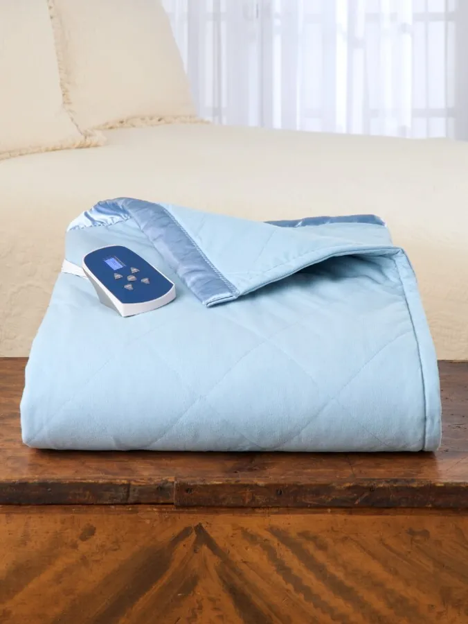 Comfort Plush Microfiber Heated Blanket