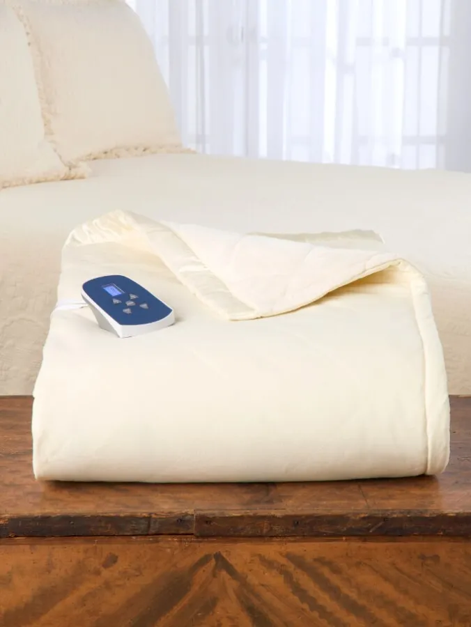 Comfort Plush Velvety Fleece Microfiber Heated Blanket