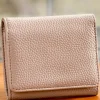 Compact Tri-Fold Leather Wallet