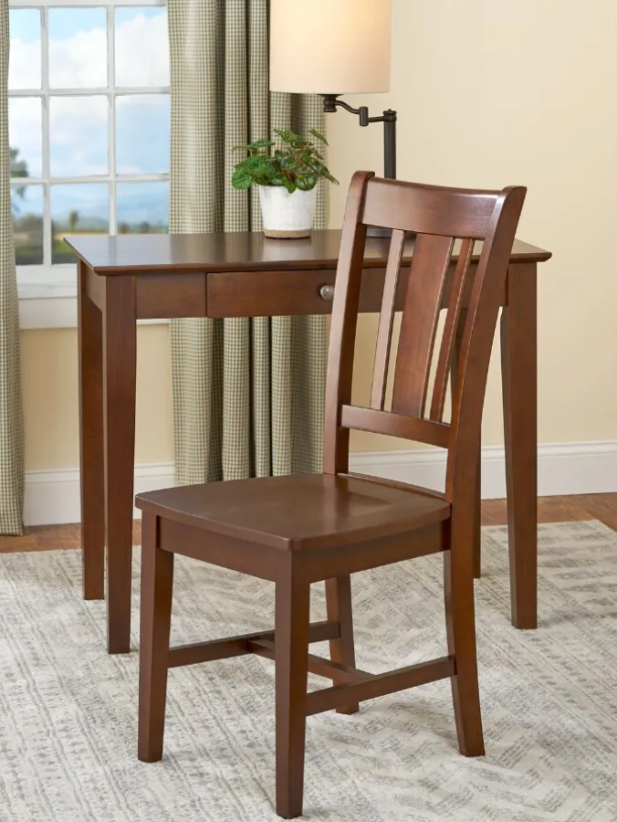Corner Office Desk/Dining Solid Wood Chair