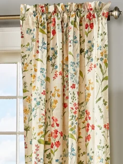Cottage Garden Rod Pocket Curtains