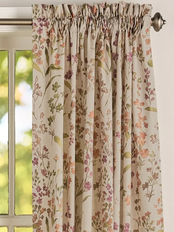 Cottage Garden Rod Pocket Curtains