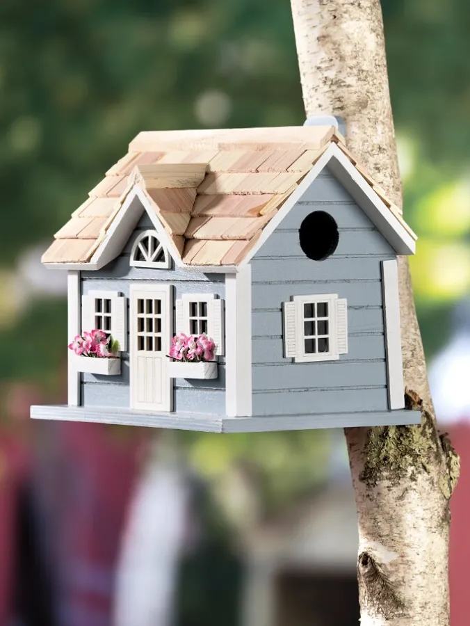 Cottage Lane Wooden Birdhouse
